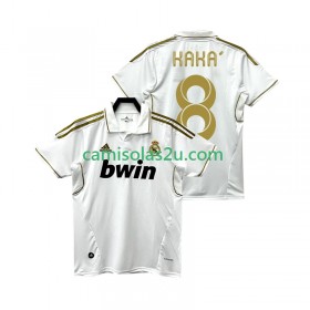 Camisolas de futebol Real Madrid KAKA 8 2011 2012 Retro Equipamento Principal Manga Curta